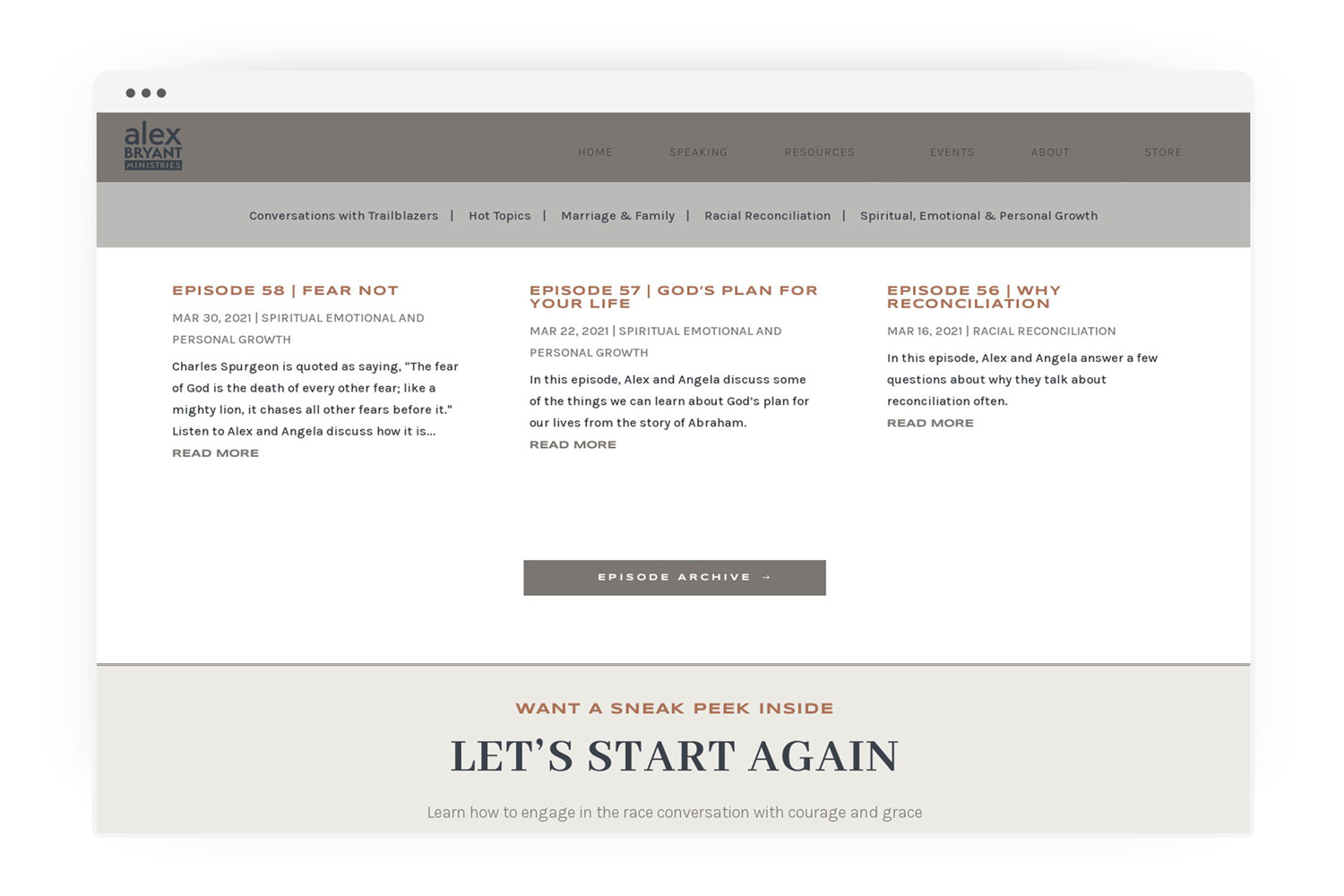 Alex_Bryant_Ministries_Speakers_Authors_custom_wordpress_website_design_by_franklin_lane_creative_portfolio_5