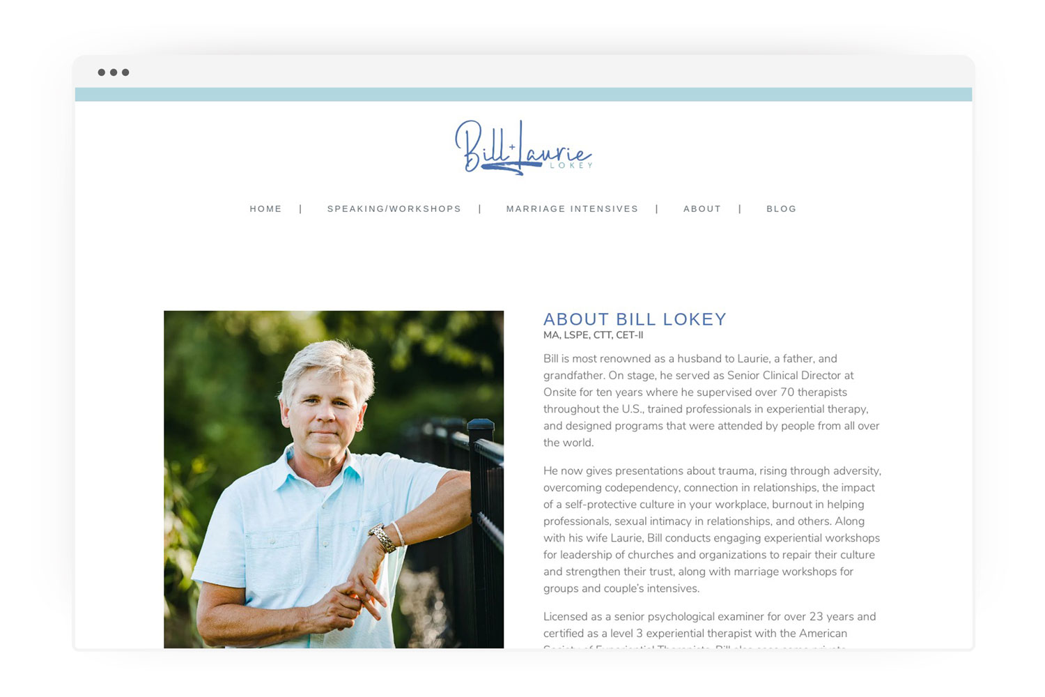 Bill_Lokey_Laurie_Lokey_Speaker_Author_custom_brand_logo_and_wordpress_website_design_by_franklin_lane_creative_portfolio_7
