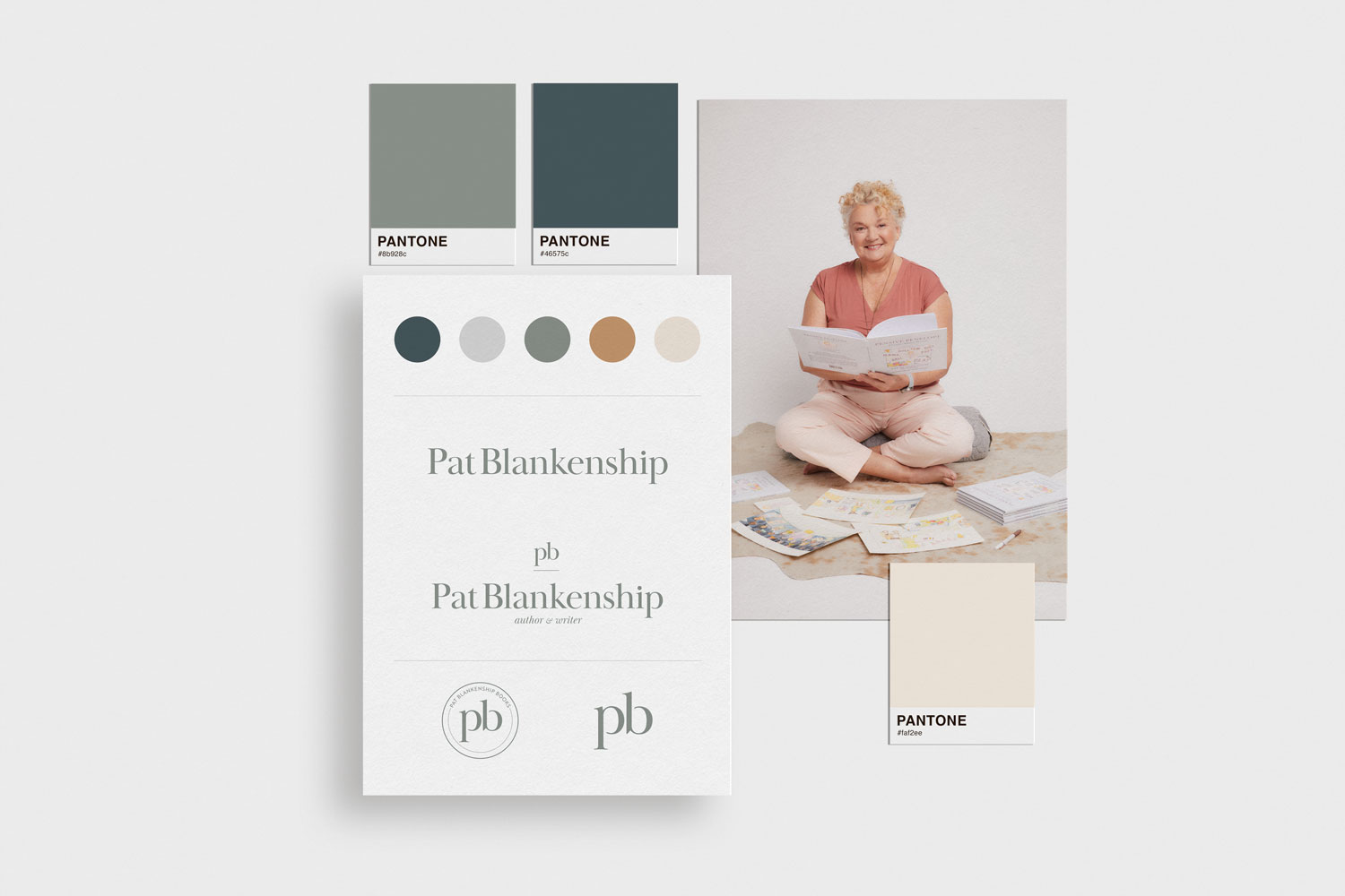 author_writer_custom_wordpress_website_design_brand_logo_by_franklin_lane_creative
