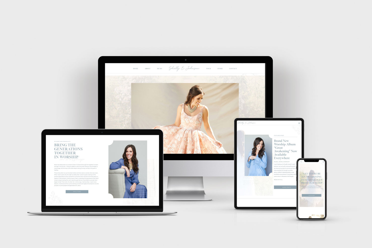 Shelly_E_Johnson_musician_songwriter_christian_recording_artist_custom_wordpress_website_design_by_franklin_lane_creative_portfolio1