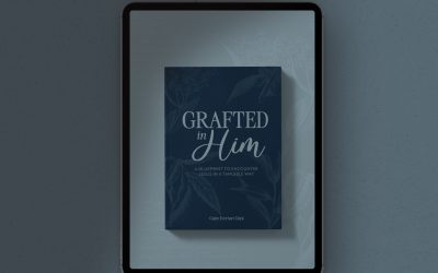 Grafted In Him Christian Book Design